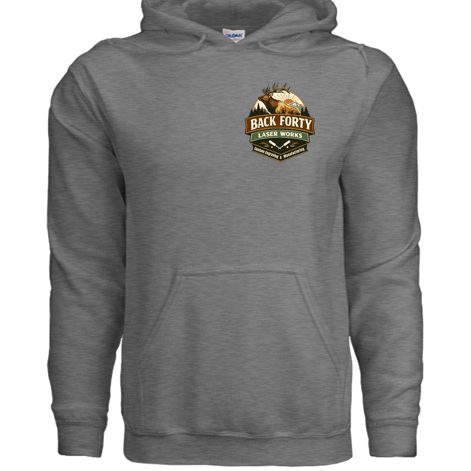 GRAPHITE HEATHER - G185 - FRONT