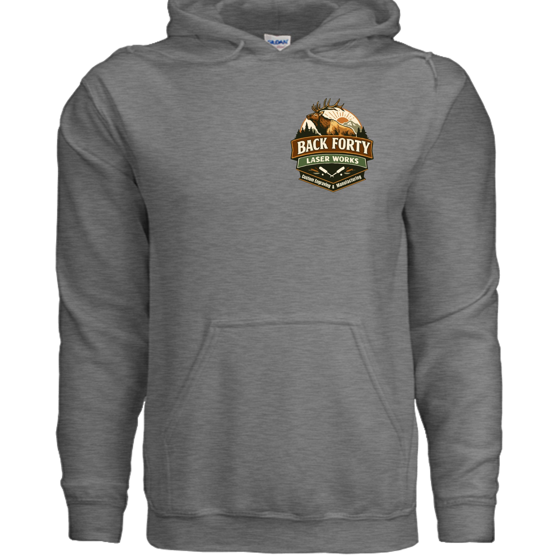GRAPHITE HEATHER - G185 - FRONT